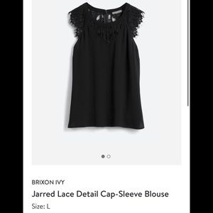 Brixon Ivy black stitch fix top large